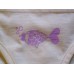 Dívčí spodní kalhotky přírodní s rybkou doprodej